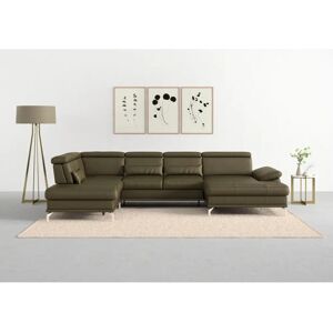 SIT & MORE Cabrio U-Form Sofa - Naturleder und Stoff - Verstellbar SIT & MORE Cabrio U-Form Sofa - Naturleder und Stoff - Verstellbar