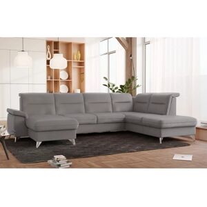 SIT & MORE Astoria U-Form Sofa - U-förmig, Rechte Ottomane, Mikrofaser, Motorisch Relaxfunktion - Sofa SIT & MORE Astoria U-Form Sofa - U-förmig, Rechte Ottomane, Mikrofaser, Motorisch Relaxfunktion - Sofa