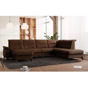 SIT & MORE Astoria U-Form Sofa - U-Form, Mikrofaser, Ottomane rechts SIT & MORE Astoria U-Form Sofa - U-Form, Mikrofaser, Ottomane rechts