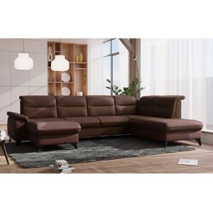 SIT & MORE Astoria U-Form Sofa - U-Form Design - Luxus-Mikrofaser - Ottomane rechts - Sofa SIT & MORE Astoria U-Form Sofa - U-Form Design - Luxus-Mikrofaser - Ottomane rechts - Sofa