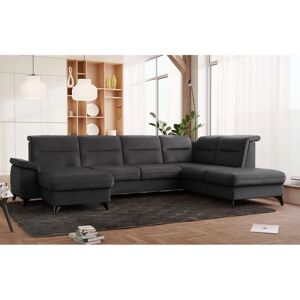 SIT & MORE Astoria U-Form Sofa - U-Form, Lederoptik Microfaser, Ottomane rechts SIT & MORE Astoria U-Form Sofa - U-Form, Lederoptik Microfaser, Ottomane rechts