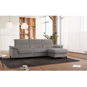 SIT & MORE Astoria L-Form Sofa - Microfaser, Recamiere rechts, Kopfteilverstellung, Armlehne SIT & MORE Astoria L-Form Sofa - Microfaser, Recamiere rechts, Kopfteilverstellung, Armlehne