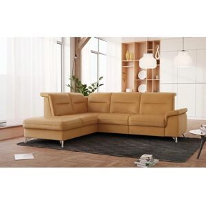 SIT&MORE Astoria L-Form Sofa - Microfaser, Ottomane links, Hergestellt in Europa SIT&MORE Astoria L-Form Sofa - Microfaser, Ottomane links, Hergestellt in Europa