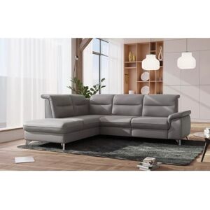 SIT&MORE Astoria L-Form Couch - Microfaser, Linke Ottomane, Relaxfunktion SIT&MORE Astoria L-Form Couch - Microfaser, Linke Ottomane, Relaxfunktion