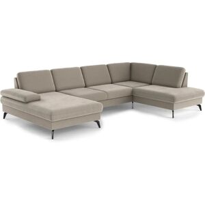 SIT & MORE Morris U-Form Sofa - Weiche Struktur, Verstellbare Tiefe SIT & MORE Morris U-Form Sofa - Weiche Struktur, Verstellbare Tiefe