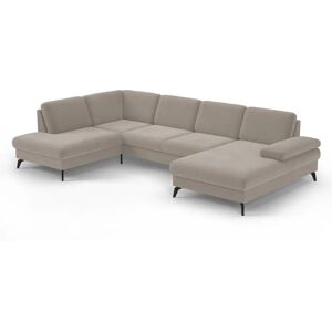 SIT & MORE Morris U-Form Sofa - U-förmig, Beige, Rechte Chaise SIT & MORE Morris U-Form Sofa - U-förmig, Beige, Rechte Chaise