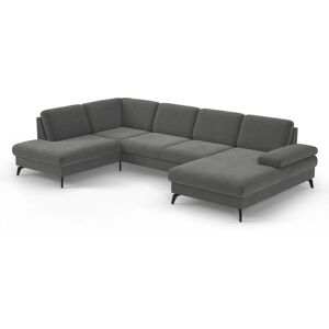 SIT & MORE Morris L-Form Sofa - U-Form, grau - Sofa SIT & MORE Morris L-Form Sofa - U-Form, grau - Sofa