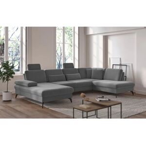 SIT & MORE Morris L-Form Sofa - U-Form, Verstellbare Sitztiefe & Armlehne - Sofa SIT & MORE Morris L-Form Sofa - U-Form, Verstellbare Sitztiefe & Armlehne - Sofa