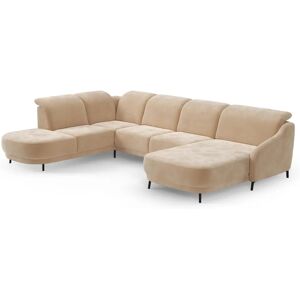 SIT & MORE Blues U-Form Sofa - U-Form, Mikrofaser, rechts Recamiere - Sofa SIT & MORE Blues U-Form Sofa - U-Form, Mikrofaser, rechts Recamiere - Sofa