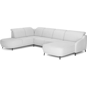 SIT&MORE Blues U-Form Sofa - Recamiere rechts, USB, Made in Europe SIT&MORE Blues U-Form Sofa - Recamiere rechts, USB, Made in Europe