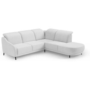 SIT & MORE Blues L-Form Sofa - Elektrischer Kopfstütze, 3-Sitzer, Weiß SIT & MORE Blues L-Form Sofa - Elektrischer Kopfstütze, 3-Sitzer, Weiß
