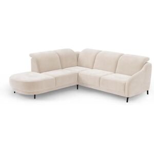 SIT&MORE Blues L-Form Sofa - Elektrische Kopfteilverstellung - 258x93x249cm SIT&MORE Blues L-Form Sofa - Elektrische Kopfteilverstellung - 258x93x249cm