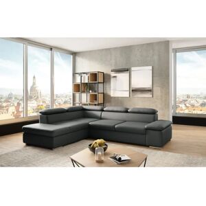SIT & MORE Valantine L-Form, grau, Naturleder, Sofa SIT & MORE Valantine L-Form, grau, Naturleder, Sofa