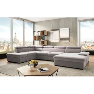 SIT & MORE Alcudia U-Form Sofa - Modern, Silber, 8 Sitzplätze SIT & MORE Alcudia U-Form Sofa - Modern, Silber, 8 Sitzplätze