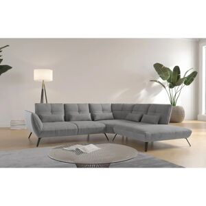 Places of Style Mikado L-Form Sofa - Silber Places of Style Mikado L-Form Sofa - Silber