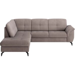 SIT & MORE Zora L-Form Taupe Couch - Sofa SIT & MORE Zora L-Form Taupe Couch - Sofa