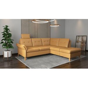 SIT & MORE Göteborg Gelbe Eckcouch - Sofa mit Bettfunktion SIT & MORE Göteborg Gelbe Eckcouch - Sofa mit Bettfunktion