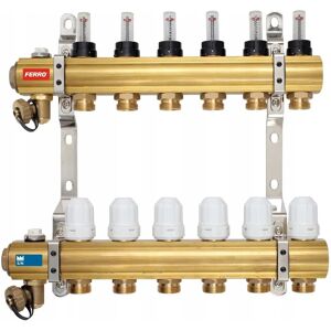 Novaservis - Verteiler mit Ventilen und Durchflussmessern - RZP04S Novaservis - Verteiler mit Ventilen und Durchflussmessern - RZP04S