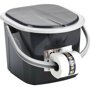 Toilette de Camping Portable Branq - 15,5 L Gris - Publicité Toilette de Camping Portable Branq - 15,5 L Gris - Publicité