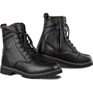 Shima Thomson Black Motorcycle Boots - Reinforced Leather & Visibility Shima Thomson Black Motorcycle Boots - Reinforced Leather & Visibility