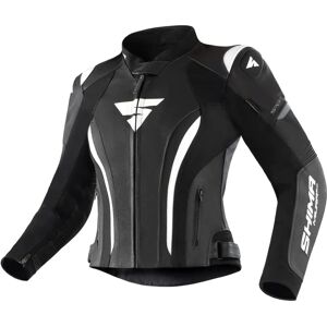 Shima Miura 2.0 Dames Motorradleatherjacke - Zwart Wit - Motorradtjenis Shima Miura 2.0 Dames Motorradleatherjacke - Zwart Wit - Motorradtjenis