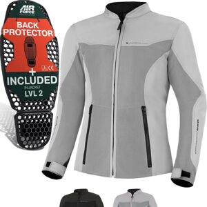 Shima Openair Ladies Motorcycle Textile Jacket - Grey Shima Openair Ladies Motorcycle Textile Jacket - Grey