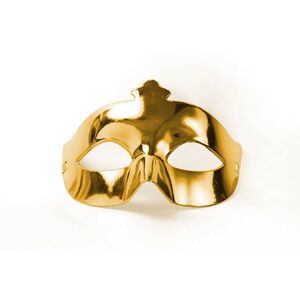 PartyDeco MAS1-019 Maschera Vetrinata in Oro Lucido - Maschera PartyDeco MAS1-019 Maschera Vetrinata in Oro Lucido - Maschera