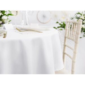 PartyDeco OBRO3 Nappe Blanche Ronde - Nappe - Publicité PartyDeco OBRO3 Nappe Blanche Ronde - Nappe - Publicité