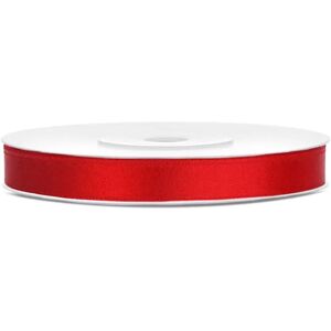 Pricenet Satin Ribbon - Red - 6mm/25m - Ribbon Pricenet Satin Ribbon - Red - 6mm/25m - Ribbon