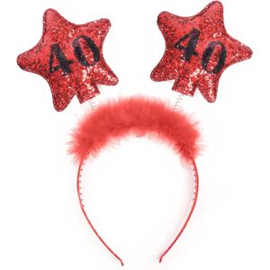 Fascia Pricenet con stelle - Fascia, pelliccia, 40 stelle, rosso Fascia Pricenet con stelle - Fascia, pelliccia, 40 stelle, rosso