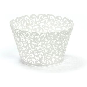 PartyDeco FM1 Cupcake - Weiß - 10 stk PartyDeco FM1 Cupcake - Weiß - 10 stk