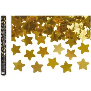 Canon à confettis PARTYDECO 40cm Étoiles Dorées - Publicité Canon à confettis PARTYDECO 40cm Étoiles Dorées - Publicité