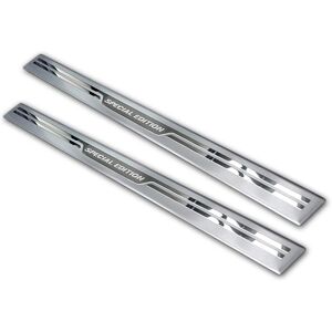 Avisa Universele Deurtrapsleuf - Aluminium - 2 Stuks Avisa Universele Deurtrapsleuf - Aluminium - 2 Stuks