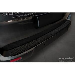 AVISA Protector de parachoques trasero de aluminio negro mate para Ford Tourneo/Transit 2014-2022 AVISA Protector de parachoques trasero de aluminio negro mate para Ford Tourneo/Transit 2014-2022