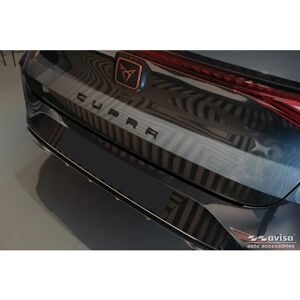 AVISA Seat Leon Sportstourer Rear Bumper Protector - Stainless Steel, Matte Black AVISA Seat Leon Sportstourer Rear Bumper Protector - Stainless Steel, Matte Black