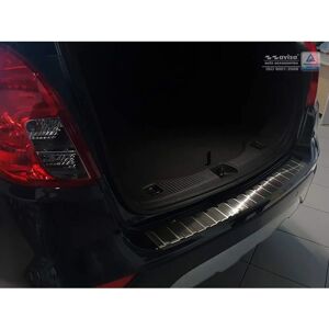 Opel Mokka X 2016 - Stainless Steel Rear Bumper Protector - Ribs Opel Mokka X 2016 - Stainless Steel Rear Bumper Protector - Ribs