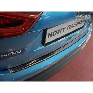 Avisa Nissan Qashqai II Facelift 2017 - Protector de parachoques trasero en acero inoxidable Avisa Nissan Qashqai II Facelift 2017 - Protector de parachoques trasero en acero inoxidable