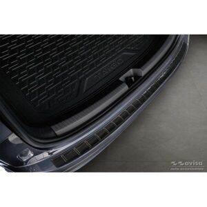 Avisa Stainless Steel Rear Bumper Protector - Ribs - Rear Bumper Protector Avisa Stainless Steel Rear Bumper Protector - Ribs - Rear Bumper Protector