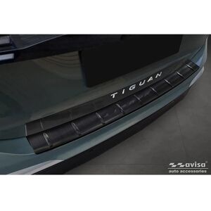AVISA Black Stainless Steel Rear Bumper Protector - Car Bumper Protector AVISA Black Stainless Steel Rear Bumper Protector - Car Bumper Protector