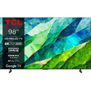 TCL 98C855 98" 4K Ultra HD Smart TV QLED Wi-Fi Noir TCL 98C855 98" 4K Ultra HD Smart TV QLED Wi-Fi Noir