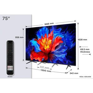 TCL 75P8K Televisor QLED - 4K Ultra HD Smart TV TCL 75P8K Televisor QLED - 4K Ultra HD Smart TV