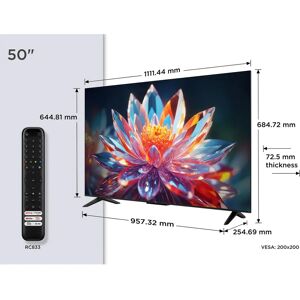 TCL 50T6C Smart TV 4K - QLED, Dolby Vision & Atmos, Wi-Fi TCL 50T6C Smart TV 4K - QLED, Dolby Vision & Atmos, Wi-Fi