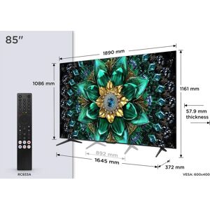 TCL Q6C 85Q6C 4K TV - Smart Mini-LED QLED 85" Google TV TCL Q6C 85Q6C 4K TV - Smart Mini-LED QLED 85" Google TV
