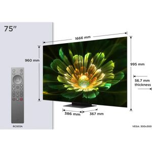 TCL C79K 75" 4K Ultra HD Smart TV - TV TCL C79K 75" 4K Ultra HD Smart TV - TV