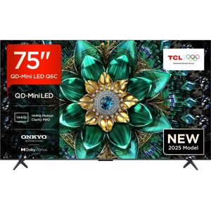 TCL Q6C 75Q6C-UK 75-inch 4K QLED Smart TV - Smart TV TCL Q6C 75Q6C-UK 75-inch 4K QLED Smart TV - Smart TV