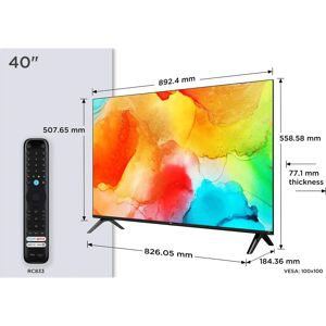TCL SF560 40'' QLED Full HD Smart TV - Téléviseur - Publicité TCL SF560 40'' QLED Full HD Smart TV - Téléviseur - Publicité