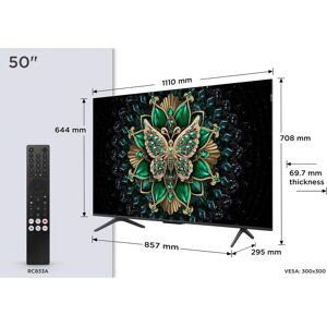 TCL 50C6K 4K Ultra HD TV - Smart TV - Metallic TCL 50C6K 4K Ultra HD TV - Smart TV - Metallic