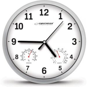 Esperanza EHC016W Valkoinen kvartsiseinäkello - Seinäkello Esperanza EHC016W Valkoinen kvartsiseinäkello - Seinäkello