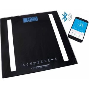 Bilancia personale Esperanza EBS016K - Quadrata Nera - Elettronica - 180 kg Bilancia personale Esperanza EBS016K - Quadrata Nera - Elettronica - 180 kg