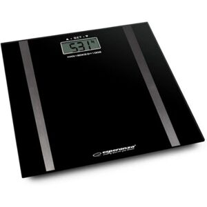 Báscula personal Esperanza EBS018K - Rectángulo - Negro - Báscula personal Báscula personal Esperanza EBS018K - Rectángulo - Negro - Báscula personal